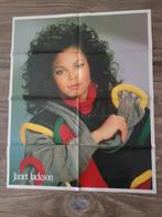 Grote 80s Poster van Janet Jackson, Ophalen of Verzenden, Rechthoekig Staand