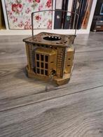 Petroleum warmhoudplaat Theelicht koper messing, Ophalen of Verzenden