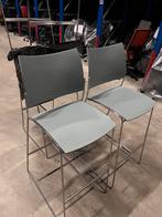 Gispen Casala Curvy Barkrukken - 4 stuks, Ophalen, Gebruikt, Met voetsteun, 60 tot 90 cm