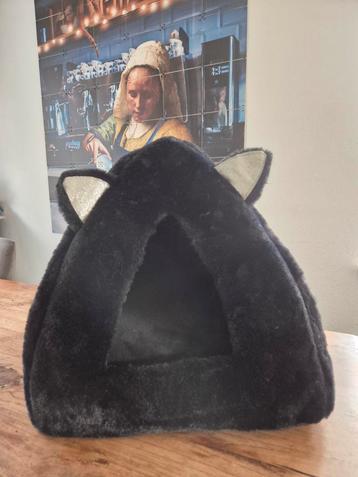 Funny zwarte kattenmand met oortjes - Nieuw beschikbaar voor biedingen