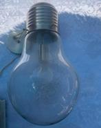 Design Lamp Vintige hanglamp peer vorm, Huis en Inrichting, Lampen | Hanglampen, Ophalen of Verzenden, Zo goed als nieuw, Glas