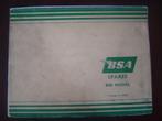 BSA B40 model 1960 / 1961 motorcycle parts catalogue, Motoren, Ophalen of Verzenden, Overige merken