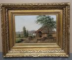 Guillaume LAUTERS, boer met paard en kar, Antiek en Kunst, Ophalen of Verzenden