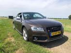 Audi A5 2.0 Tfsi 132KW Cabrio Multitr. 2009 Bruin, Auto's, Zwart, 4 cilinders, 4 stoelen, Lederen bekleding