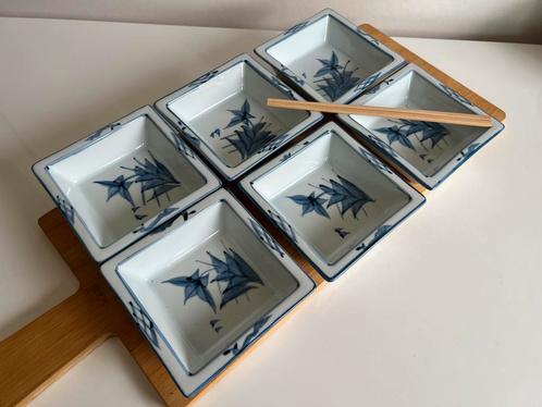 Collectors Item Set 6 KLM  Business Japan Sushi Schaaltjes, Verzamelen, Luchtvaart en Vliegtuigspotten, Zo goed als nieuw, Overige typen
