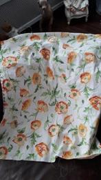 Vintage Laura Ashley stof Poppy, 120 cm of meer, Nieuw, Oranje, Ophalen of Verzenden