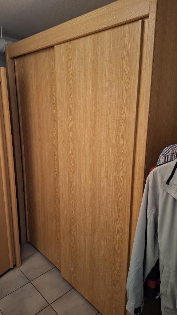 schuifdeurkast, Huis en Inrichting, Kasten | Kledingkasten, Gebruikt, 200 cm of meer, 150 tot 200 cm, 50 tot 75 cm, Met plank(en)