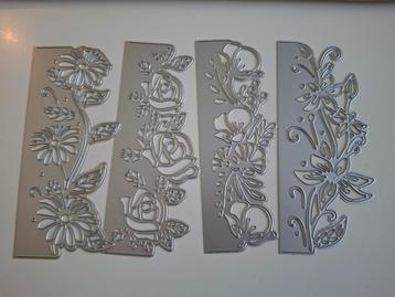 Nieuwe snijmallen met bloemen  beschikbaar voor biedingen