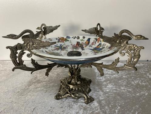 Rusissche Art Deco Fruitschaal, Antiek en Kunst, Antiek | Glas en Kristal, Ophalen of Verzenden