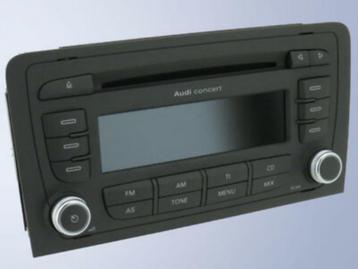 ORIGINEEL AUDI A3 CONCERT RADIO CD MP3 CHORUS DUBBEL DIN 8 beschikbaar voor biedingen