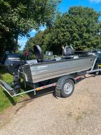 Roofvissen alminium boot compleet, Ophalen, Zo goed als nieuw, Complete set