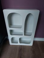 Vakkenkast Xenos wit, Huis en Inrichting, Kasten | Wandmeubels, Ophalen, Nieuw, Minder dan 150 cm, Minder dan 25 cm