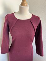 King Louie maat L wijnrode glitter mona jurk 2685, Maat 42/44 (L), Ophalen of Verzenden, Zo goed als nieuw, Knielengte