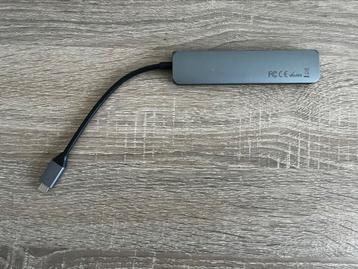Satechi 6-in-1 USB-C Slim Multiport Adapter – Grijs  beschikbaar voor biedingen