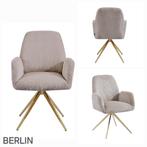 eric kuster style draaibaar stoel stoelen meubels tafel NEW, Huis en Inrichting, Stoelen, Zwart, Stof, Nieuw, Ophalen of Verzenden