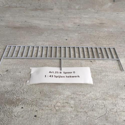 modeltrein Schaal 1 : 43 Spoor 0 Art. 25 B Spijlen hekwerk, Hobby en Vrije tijd, Modeltreinen | H0, Nieuw, Natuur, Gelijkstroom