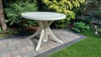 Ronde kunststof tafel, 1.05 m diameter, Tuin en Terras, Tuintafels, Ophalen, Zo goed als nieuw, Rond, Kunststof