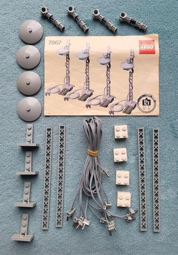 Lego trein 12 Volt rails station / perron verlichting palen beschikbaar voor biedingen