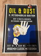 Emaille reclamebord automoblia Oil & Rust veiling catalogus, Verzamelen, Verzenden, Reclamebord