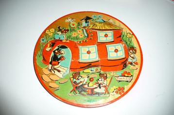 OUDE SIMPLEX RONDE PUZZEL HOUT DE MUIZENSCHOEN beschikbaar voor biedingen