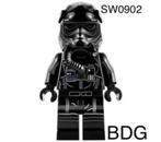 Lego Star Wars Tie Pilot drie witte lijnen op helm SW0902, Verzenden, Nieuw, Losse stenen, Lego