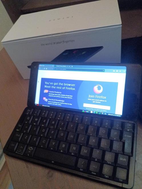 Planet Computers Gemini PDA - 64GB + 256GB SD Card, Telecommunicatie, Pda's, Refurbished, Overige systemen, Overige merken, Internet