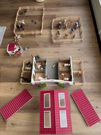 Schleich Manege + Extra Box + Veel Paardjes, Ophalen, Gebruikt