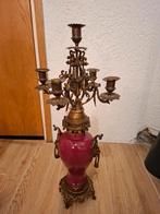 Antieke kaarsenkandelaar, Huis en Inrichting, Woonaccessoires | Kandelaars en Kaarsen, Ophalen, Gebruikt, Minder dan 25 cm
