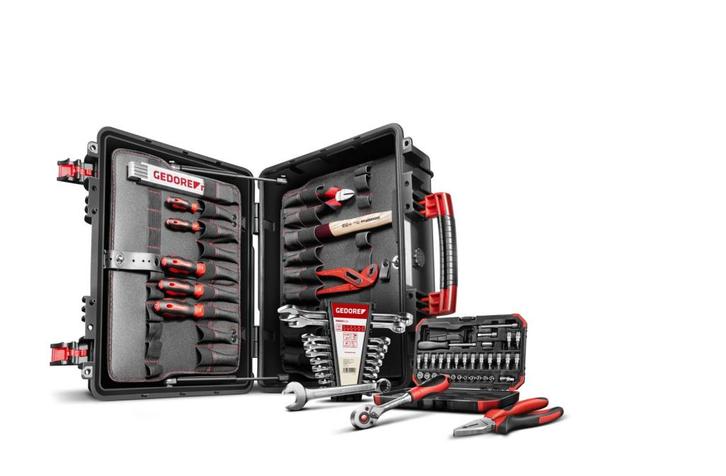 Gedore Red R21652057 (3301638) 56 Delige Gereedschapset -, Doe-het-zelf en Verbouw, Gereedschap | Handgereedschap