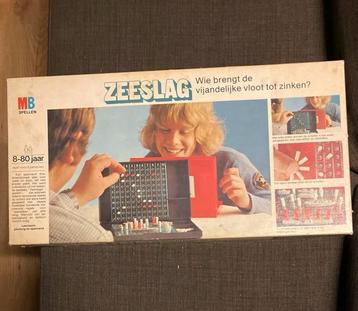 MB Zeeslag Bordspel - Vintage Editie beschikbaar voor biedingen