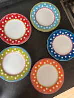 Oilily Ontbijtbordjes (10 stuks), Huis en Inrichting, Keuken | Servies, Ophalen of Verzenden, Zo goed als nieuw, Bord(en), Overige stijlen