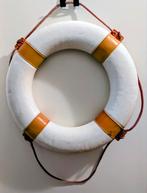 Witte reddingsboei met oranje accenten, Ophalen of Verzenden