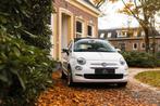 Fiat 500 C 0.9 TwinAir Anniversario | Cabrio | Uconnect 7”, Gebruikt, Cabriolet, Leder en Stof, Wit
