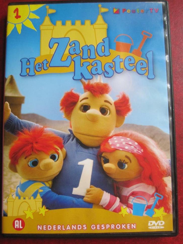 Het zandkasteel 1, Cd's en Dvd's, Dvd's | Kinderen en Jeugd, Zo goed als nieuw, Tv fictie, Poppen, Alle leeftijden, Ophalen of Verzenden