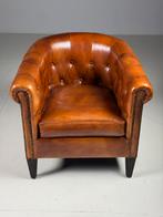 Clubchair Schapenleer klassiek leder, Ophalen