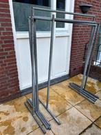 Hoge kledingrekken markt rekken rek, Ophalen, Gebruikt