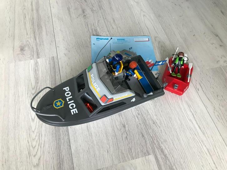 Politieboot – 4429, Kinderen en Baby's, Speelgoed | Playmobil, Zo goed als nieuw, Complete set, Ophalen