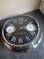 Riviera Maison klok My Favourite Cities, Huis en Inrichting, Woonaccessoires | Klokken, Ophalen, Zo goed als nieuw, Analoog, Wandklok