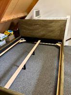 Wehkamp Home eco-leren bed Detroit (160x200 cm), Huis en Inrichting, Slaapkamer | Bedden, Ophalen, Tweepersoons, Zo goed als nieuw