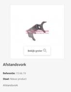 Gevraagd,afstandsvork kreidler met de stift erbij., Ophalen of Verzenden