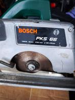 Bosch PKS 66 Cirkelzaag - Krachtig en Betrouwbaar, Doe-het-zelf en Verbouw, Gereedschap | Zaagmachines, Gebruikt, Cirkelzaag, 70 mm of meer