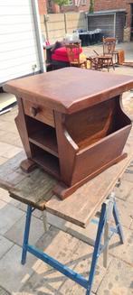 Vintage lekture kastje donker eiken, Huis en Inrichting, Ophalen, Gebruikt