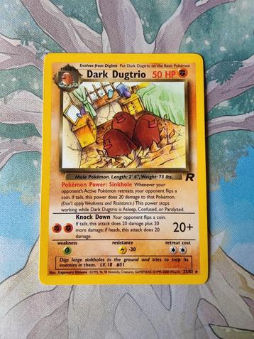Pokemon team rocket dark dugtrio 23/82 beschikbaar voor biedingen
