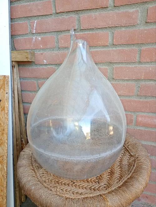 Kapotte mandfles/gistfles exclusief mand, Huis en Inrichting, Woonaccessoires | Overige, Gebruikt, Ophalen