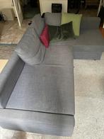 Grijze IKEA Slaapbank, Huis en Inrichting, Ophalen, 210 cm, Tweepersoons, Grijs