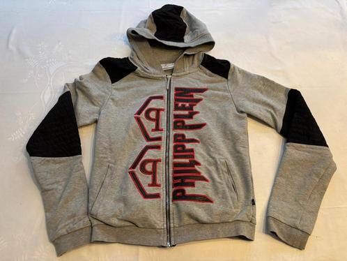 Philipp plein vest sweatjacket gothic hoodie maat 140!, Kinderen en Baby's, Kinderkleding | Maat 140, Zo goed als nieuw, Jongen