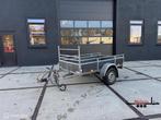 Saris enkelasser bakwagen aanhanger 210x110 Geremd 1000KG, Auto diversen, Aanhangers en Bagagewagens, Gebruikt