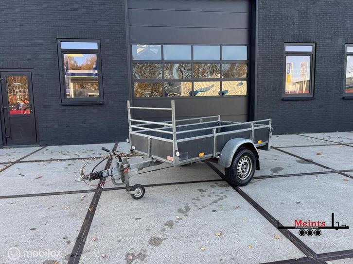 Saris enkelasser bakwagen aanhanger 210x110 Geremd 1000KG, Auto diversen, Aanhangers en Bagagewagens, Gebruikt