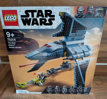 Lego Star Wars 75314 The Bad Batch Atack Shuttle *Nieuw* beschikbaar voor biedingen
