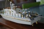 Schip 88 cm ! Boot Museum Kwaliteit Neštin Mijnenveger OUD!!, Antiek en Kunst, Curiosa en Brocante, Ophalen of Verzenden